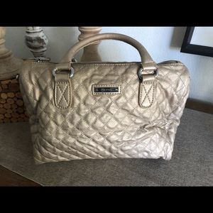 Gold Metallic Satchel